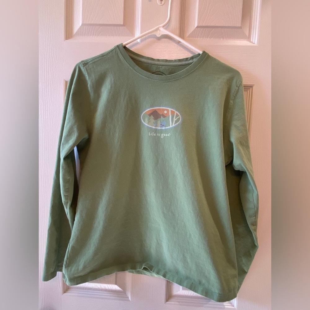 Life is good long sleeve t-shirt